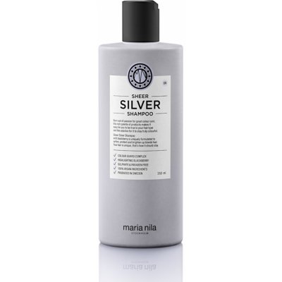 Šampón pre neutralizáciu žltých tónov Maria Nila Sheer Silver Shampoo - 350 ml (NF02-3640)