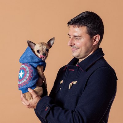 Marvel Avengers Mikina pre psa Captain America