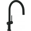 Hansgrohe Talis M54 - Kuchynská páková batéria 220, 1jet, matná čierna 72804670