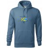 Vrtuľník rescue - Mikina pánska Cape s kapucňou - XL ( Denim )