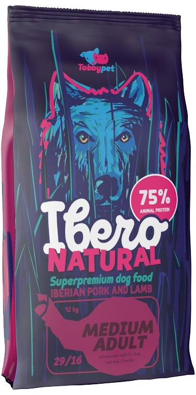 Ibero Natural dog Medium Adult 2 x 3 kg