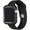 SES Magnetický hliníkový ochranný rámik pre Apple Watch 40 mm 6.série - čierny 7995