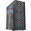 Počítačová skriňa Darkflash DK351 + 4 ventilátory (čierna) DK351 Black