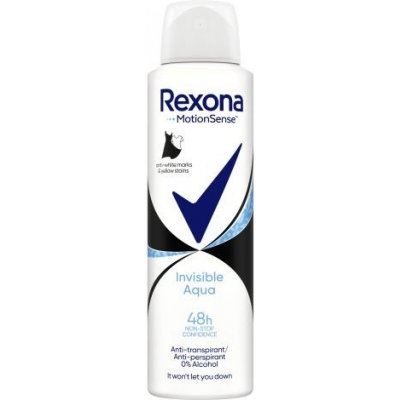 Rexona MotionSense Invisible Aqua 48h Deospray Antiperspirant 150 ml pre ženy