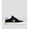 Cariuma T20 PRO Black Suede and Mesh Ivory Logo Sneaker