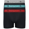 Beny Mix prírodné bambusové boxerky 7018 - 3 bal. M čierna