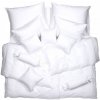 SCANquilt Obliečky SATÉN TENCEL PLUS biela 140x200 cm + 70x90 cm