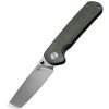 Bestech SLEDGEHAMMER D2, Satin+stonewash, Green Micarta BG31B-1