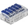 ORNO Spojka na káble 5PIN mini zacvakávacia modrá 0,75-4mm2, 450V/32A [OR-SZ-8017/5/50]