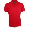 SOL´S PRIME / Pánska polokošeľa z ťažkej bavlny - red S