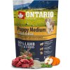 VZORKA Ontario dog puppy medium jahňa a ryža 0,1 kg