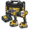 DEWALT DCK268P2T-QW, Elektrický skrutkovač, pištoľová rukoväť, čierny, žltý, akumulátor, 18 V, lítium-iónový (Li-ion)