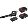 Parkside Performance® Aku turbínový fúkač lístia Pptlba 40-Li C3 + Smart akumulátor 20 V/4 Ah, 2 kusy + Dvojitá nabíjačka 20 V/4,5 A (800010704)