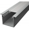 Hliníkový profil pre LED pásy zapustený LINEA, 20,4x30mm - Strieborná Typ krytky: Bez krytky