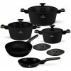 Sada hrncov 10 dielna Berlingerhaus Black Rose Collection BH-8362