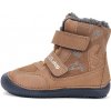 Detské zimné barefoot topánky D.D.STEP W063-52130A Chocolate