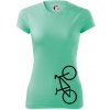 Bicykel na výšku - Dámske Fantasy športové (dresovina) - 2XL ( Mätová )