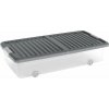 KIS W BOX UNDERBED L transparentné / sivé vieko 74x37x16,5cm 35L