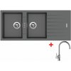 Akčný set Sinks PERFECTO 1160 DUO Titanium + batéria VITALIA