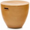Kave Home Mesquida Keramický okrúhly záhradný stolík 45 cm