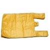 Mikroténové tašky HDPE, nosnosť 10 kg, 30+16x50 cm, žltá, 100 ks