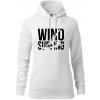 Windsurfing nápis - Mikina dámská Cape s kapucí - S ( Biela )