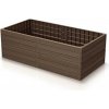 Prosperplast Vyvýšený záhon BASE WOODY hnedý 149,2 cm
