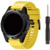 eses Silikónový remienok pre Garmin EasyFit/QuickFit 20 mm Farba: žltá