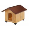 Ferplast Domus drevená búda pre psa M 70 x 82 x 67 cm