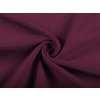 Mušelín dvojitá gázovina MSN-044 Burgundská vínová - metráž šírka 160 cm