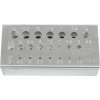 Condor 100-03093 Stojan na vrtáky 1,0 - 13,0 mm, nehrdzavejúca oceľ, na 25 vrtákov