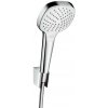Hansgrohe Croma Select E - Set sprchovej hlavice, 3 prúdy, držiaku a hadice 1,25 m, biela/chróm - 26425400