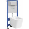 MEXEN/S - WC predstenová inštalačná sada Fenix Slim s misou WC Teo, biela 6103385XX00