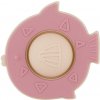 PETITE&MARS Hračka silikónová Fish Fiona Dusty Rose 6m+