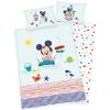 HERDING Obliečky do postieľky Mickey baby Bavlna, 100/135, 40/60 cm