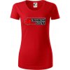 Zdravotná sestra - kríž - Dámske tričko z organickej bavlny Origin (GOTS) - 2XL ( Červená )