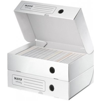 Leitz Infinity archívny box otváranie smerom nahor biely A4 80 mm