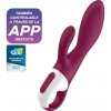 Satisfyer Heated Affair - hrejivý vibrátor s ramenom na klitoris (červený)