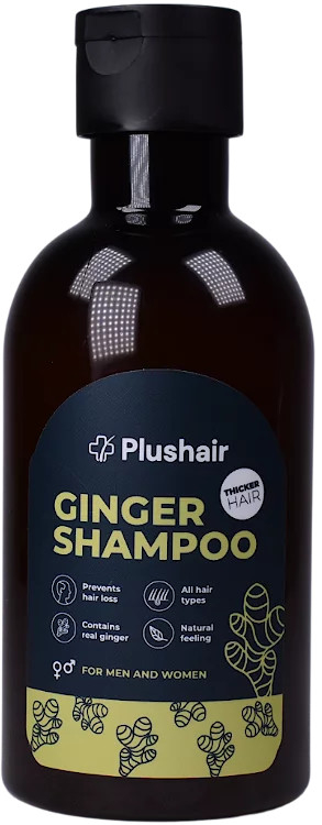 Plushair Zázvorový šampón proti vypadávaniu vlasov 250 ml