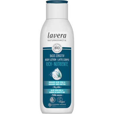 Lavera Basis Sensitiv Rich Body Lotion - Extra vyživujúce telové mlieko 250 ml