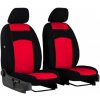 Predné autopoťahy Tuning 1+1 100% červené 2ks Pok-ter