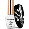 Molly Nails Biely pečiatkovací lak na nechty 10 ml