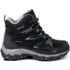 Regatta detská treková obuv Outdoors Holcombe III Kids čierna sivá