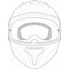 iXS Helmet lining iXS RAPID 1.0 FF X1-390002-LIN S
