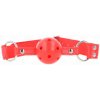 Kink - Complete Red Hollow Hard Ball Gag 62 X 2 cm