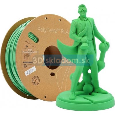 Polymaker PLA PolyTerra ZELENÁ 1,75mm 1 kg