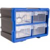 Plastový organizér, 4 boxy - MW1804