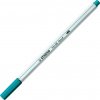 STABILO Pen 68 brush - prémiová fixka s variabilným hrotom - samostatná fixka - tyrkysovo modrá