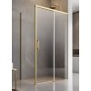 RADAWAY IDEA GOLD KDJ 160cm pravé dvere do kombinácie / sprchový kút rohový, profil zlatý, sklo číre, 387046-09-01R