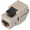 Samořezný keystone Solarix CAT6A STP, 1ks (SXKJ-10G-STP-BK-SA-1ks)